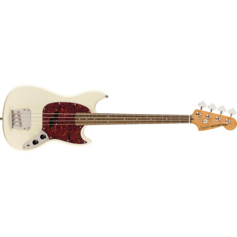 Contra Baixo Fender Squier Mustang Classic Vibe 60s Whitet